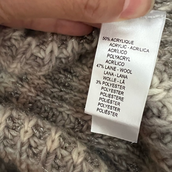 NWT ANTIK BATIK Wool Blend Striped Turtleneck Sweater Medium - Picture 9 of 9